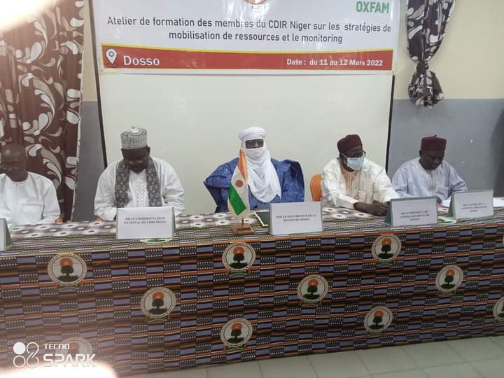 Atelier de formation du membres du CDIR-Niger