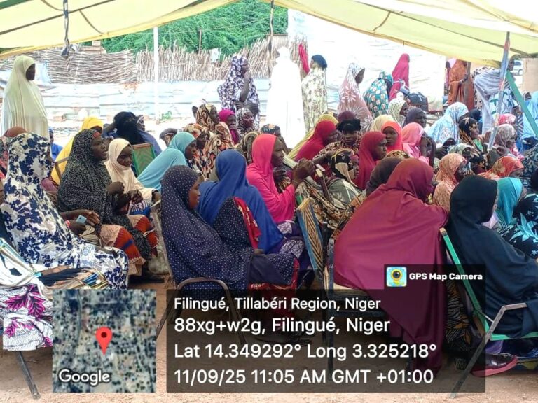 📌 Conférence publique à Filingué : Les femmes au cœur de la gouvernance foncière et de la paix